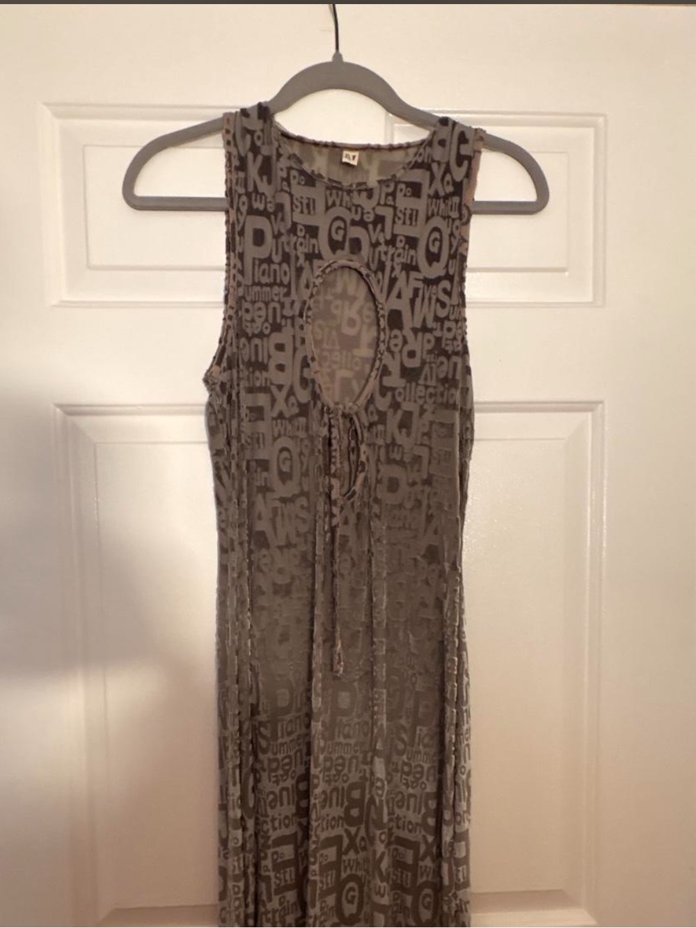 Fashion Brand Company Alphabet Dress with Keyhole Dress - Fashion Brand Company